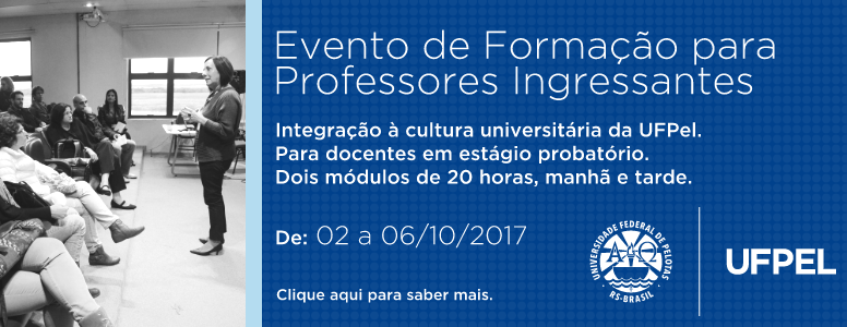 Evento de Formação para Professores Ingressantes