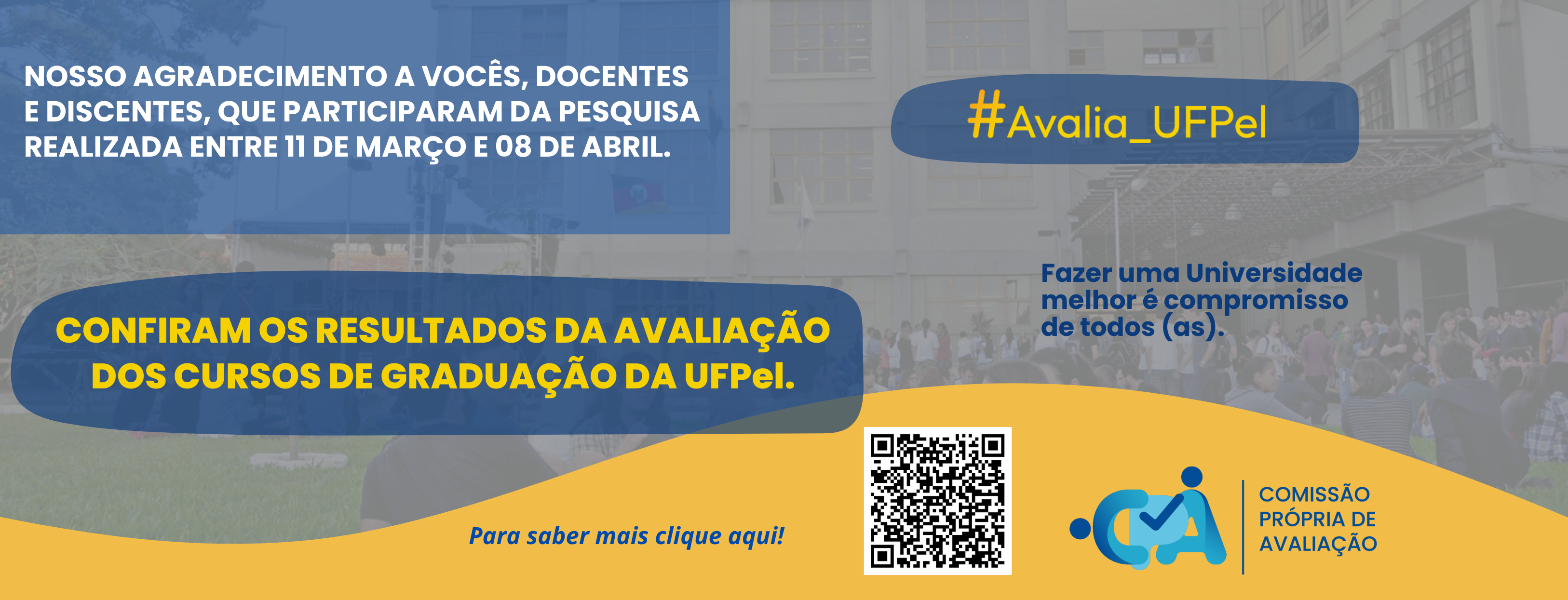 Resultados da avaliação dos cursos de graduação