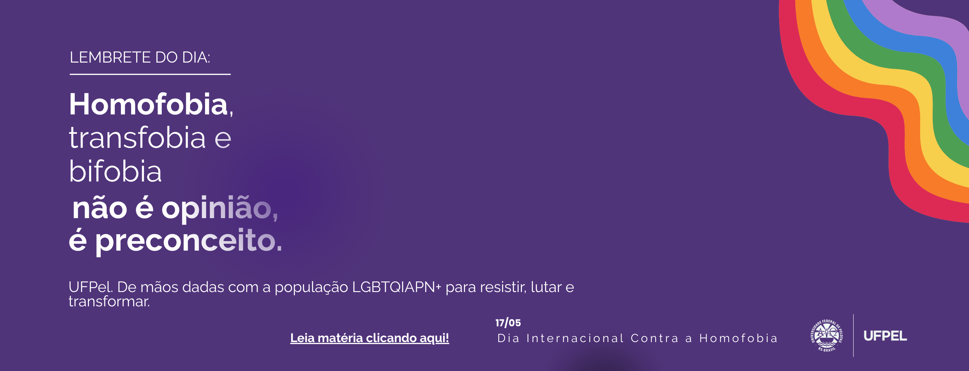 Dia Internacional contra a LGBTfobia