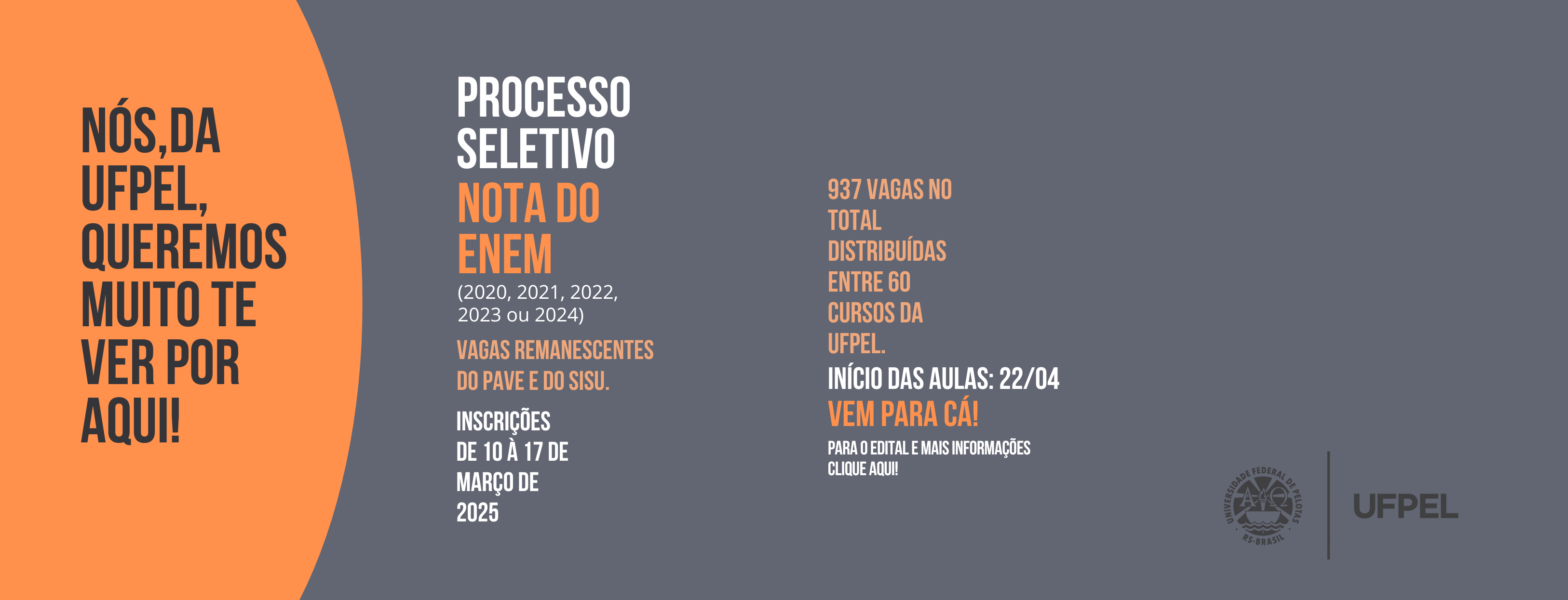 Processo Seletivo Nota do Enem